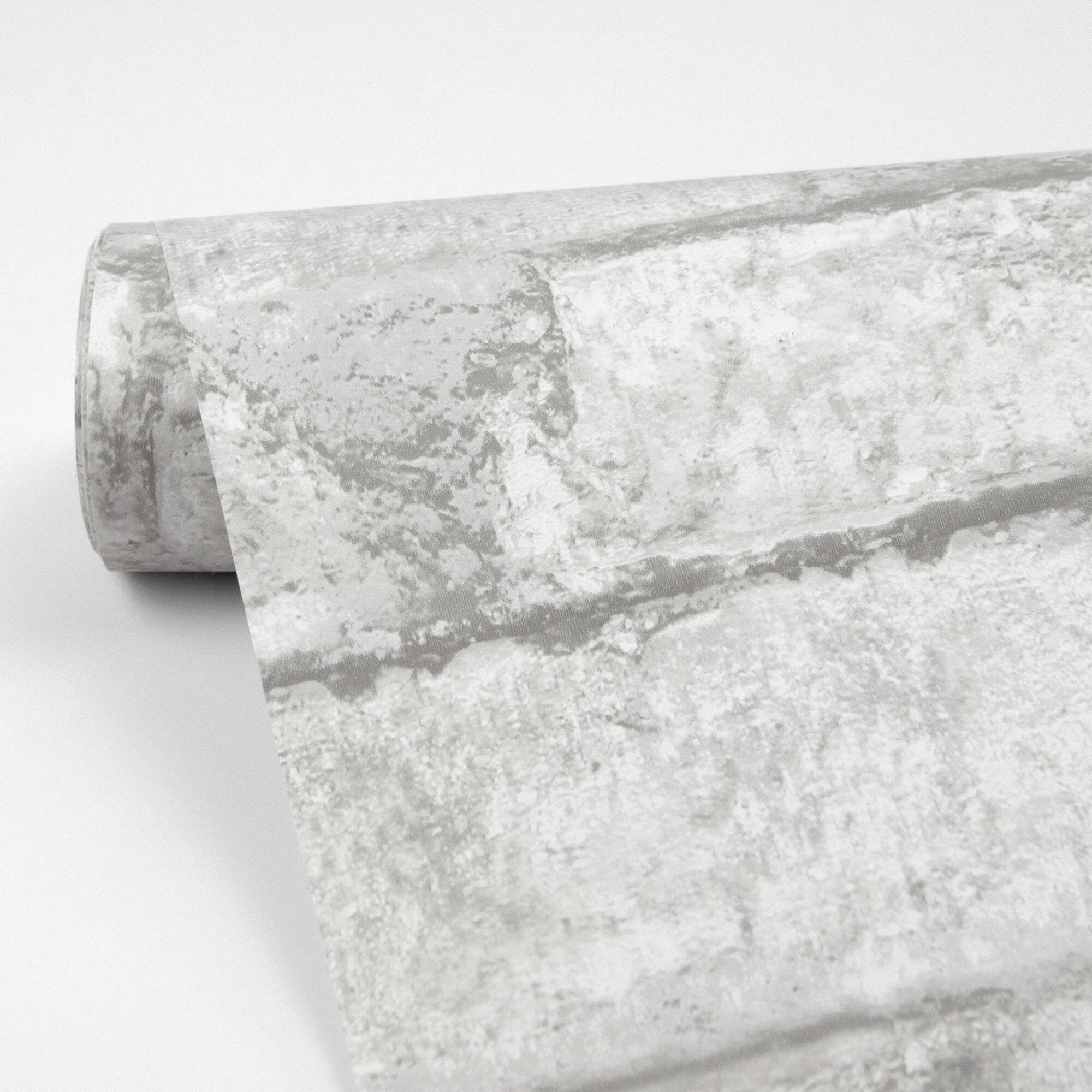 InHome White Denver Brick Peel & Stick Wallpaper